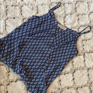 Patterned cami blouse